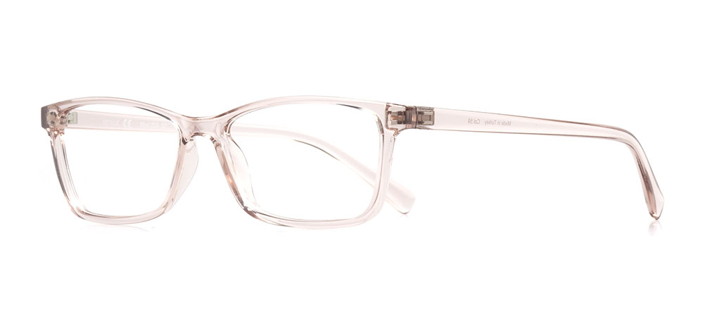 BENX Eyeglasses Teenage Woman Rectangular Full-Rimmed Grilamid (TR90) Unfiltered BXTR90 259-59